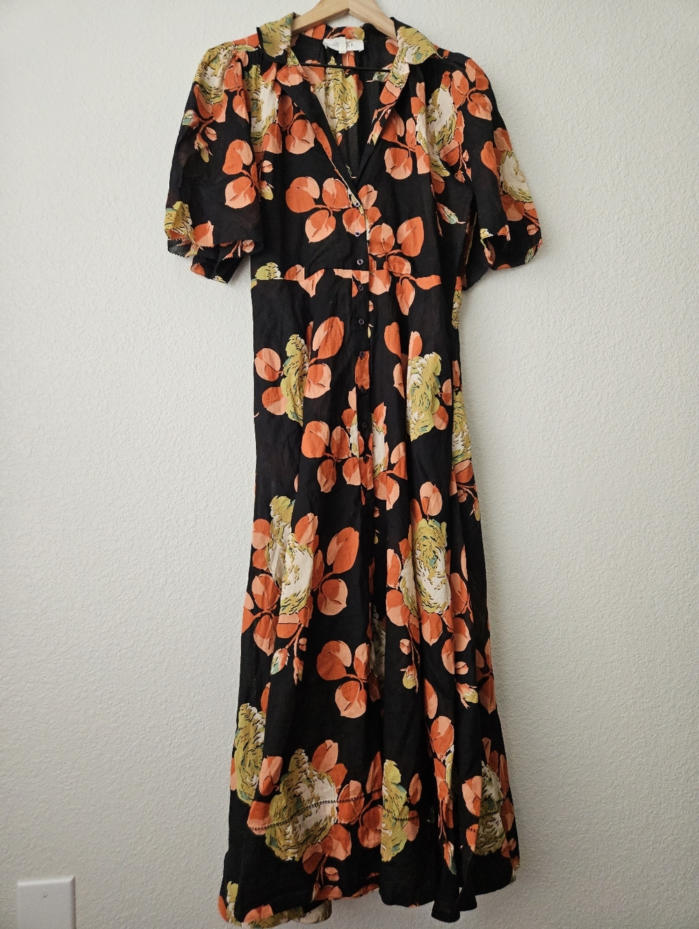The GREAT. the Bridge dress in cabbage rose floral, 2 ( medium ) - Picture 9 of 15